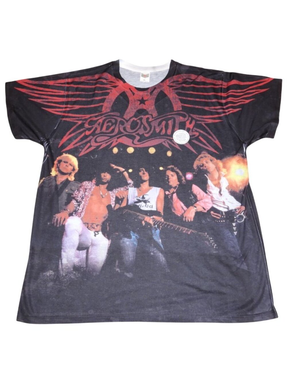 NWT Aerosmith Band Logo Vision All Over Print AOP T-Shirt XXL